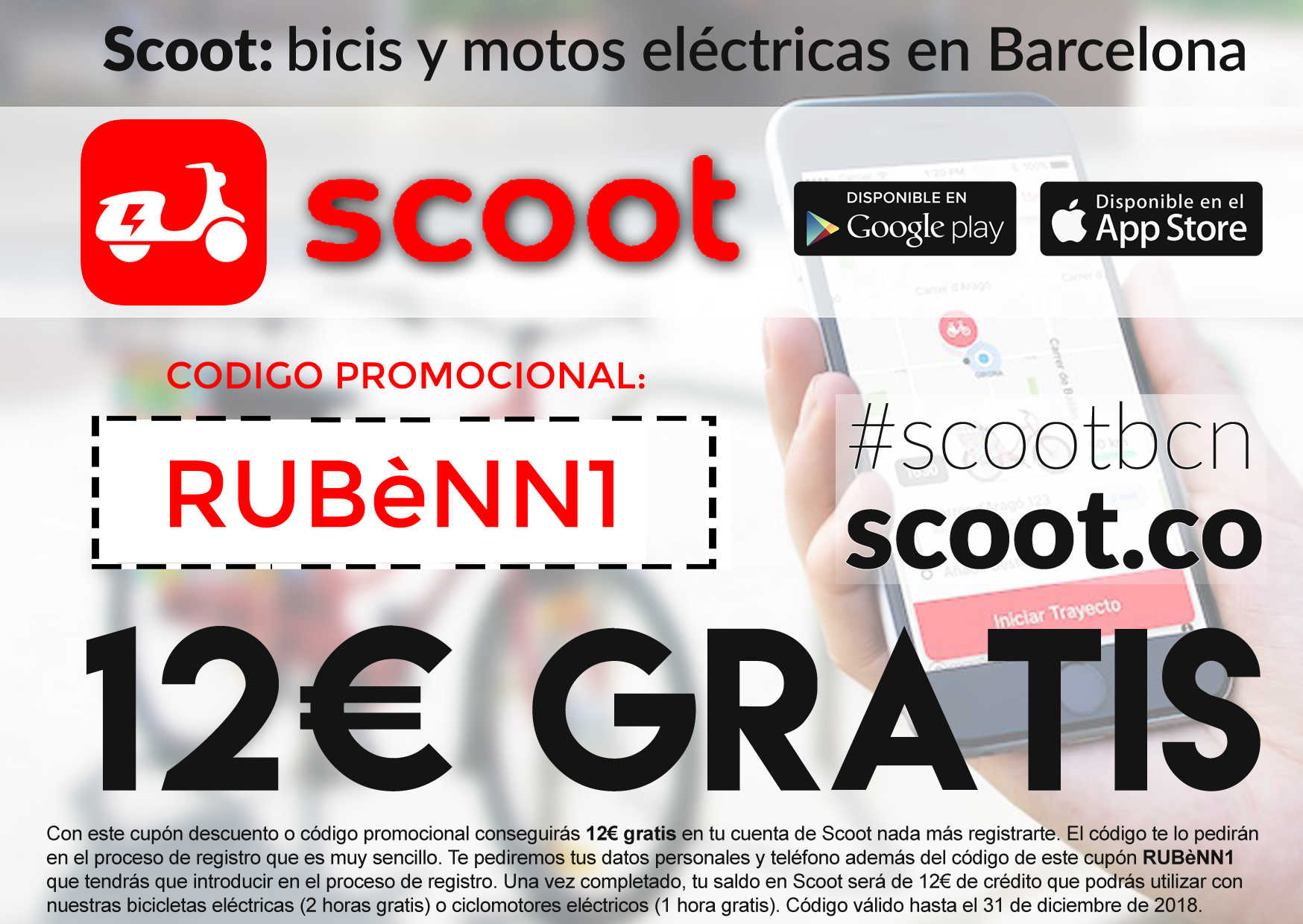 Avatar de ▷ RUBèNN1 - Código SCOOT 12 EUROS GRATIS